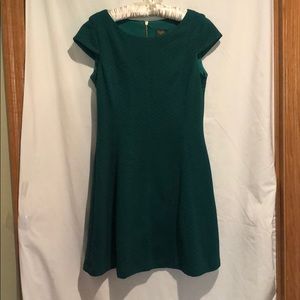 Knit fit and flare dress